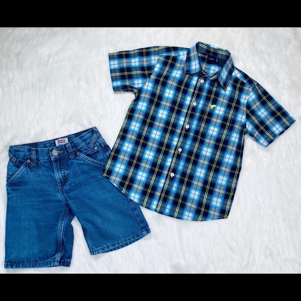 Boys Shorts & Shirt size 6 Outfit